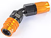 3000 Series Socket -8AN 45° Reusable Nut Hose End - image 2