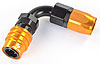 3000 Series Socket -8AN 90° Reusable Nut Hose End - image 2