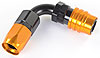 3000 Series Socket -8AN 90° Reusable Nut Hose End - image 3