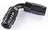 3000 Series Socket -8AN 90° Reusable Nut Hose End - image 2