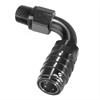 90DEG Elbow- Socket with 1/4IN. NPT Male- Non- Valved- Buna Seals Black - image 1