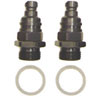Carburetor Fitting Kit (2) 5/8"-20 Plugs - image 1