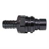 Plug -6 AN Hose Barb- Valved- Buna Seals - image 1