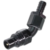 3000 Series Plug -8AN 45° Hose Barb End - image 1