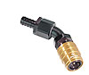5000 Series Socket -12AN 45° Hose Barb End - image 1