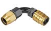 90DEG Elbow- Socket -8 AN Re-usable Nut- Non- Valved- Buna Seals - image 1