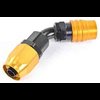 5000 Series Socket -8AN 45° Reusable Nut Hose End - image 3