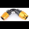 5000 Series Socket -10AN 90° Reusable Nut Hose End - image 1