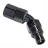 45DEG Elbow- Plug -8 AN Female- Valved- Buna Seals - image 1