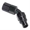 45DEG Elbow- Plug -8 AN Female- Non- Valved- Buna Seals - image 1