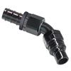 45DEG Elbow- Plug -8 AN Hose Barb- Non- Valved- Buna Seals - image 1