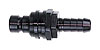 5000 Series Plug -10AN Straight Hose Barb End - image 1