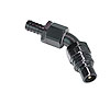 5000 Series Plug -12AN 45° Hose Barb End - image 1