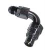 90DEG Elbow- Plug -12 AN Push Lock Hose End- Valved Black - image 1