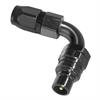 90DEG Elbow- Plug -10 AN Re-usable Nut- Valved- Buna Seals Black - image 1