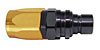 5000 Series Plug -12AN Straight Reusable Nut Hose End - image 1