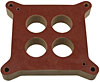 Phenolic Carburetor Spacer 4 Hole, Straight Bores - image 1