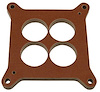Phenolic Carburetor Spacer 4 Hole, Straight Bores - image 1