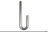 Mandrel J-Bend - Mild Steel Tube OD: 1-3/8"