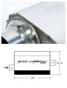 21501 Aero Chamber Muffler, Single 2 1/4 in. Offset Inlet, Single 2 1/4 in. Center Outlet - image 3