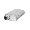 21504 Aero Chamber Muffler, Single 2 1/2 in. Offset Inlet, Single 2 1/2 in. Offset Outlet - image 3