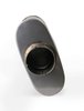 VR304 Satin Stainless Steel Muffler 2.5" Inlet/Outlet - image 3