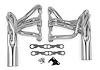 2224-3 Super Competition Long Tube Sidemount Headers 1963-1982 Corvette with Small Block Chevy 265-400