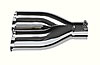 2-1/2" Inlet, 3" Out, 10-3/4" Long, Dual Tips - image 1