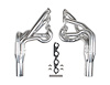 Super Comp Adjustable Race Headers 396-502 Big Block Chevy - image 1