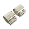 Torca Style 3 in. Stainless Steel Exhaust Butt Joint Coupler Clamps - image 2