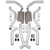 Header Back LS Swap Exhaust System w/Mufflers 1973-87 C10/20 2WD Pickup - image 1