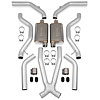 Header Back LS Swap Exhaust System w/Mufflers 1973-87 C10/20 2WD Pickup - image 1