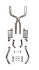 Blackheart Header-Back Exhaust System 1967-1969 GM F-Body Cars With LS Swap - image 1