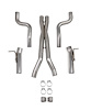 BlackHeart Header-Back Mid-Pipes 2016 Chevrolet Camaro SS 6.2L - image 1