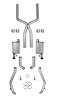 Blackheart LS Swap Header-Back Exhaust System - image 1