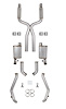 Blackheart LS Swap Header-Back Exhaust System - image 1