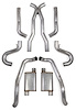 Blackheart Header-Back Full Exhaust System 1968-1972 Chevelle - image 1