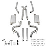 70501364-R Blackheart LS Engine Swap Header-Back Exhaust System with Mufflers for 1978-1988 GM Small Block