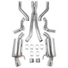 Stainless Steel Header-Back Exhaust Kit 2015 Ford Mustang GT 5.0L - image 1