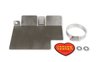 GM LS Engine Starter Heat Shield Stainless Steel - image 2