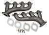 8502HKR Blackheart LS Swap Cast Iron Exhaust Manifolds [Natural Finish]