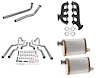 8506-3HKR Blackheart GM LS Swap Cast Iron Exhaust Manifold Kit for 1964-1972 Buick, Chevy, Oldsmobile, Pontiac [Black Ceramic] - image 1