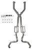 Blackheart Crossmember-Back Dual 3 in. Stainless Exhaust System for 1975-1981 Chevy Camaro, Pontiac Firebird - image 1