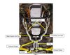 Blackheart Crossmember-Back Dual 2.500 in. Stainless Exhaust System for Select 1967-1974 Dodge, Plymouth Models  [108 in. W/B] - image 2