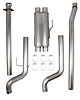 BlackHeart Mid-Pipe & Muffler Assembly - image 1
