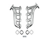 GM LT Swap Cast-Iron Exhaust Manifolds [Silver Ceramic Finish]