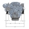 BHS5194 BlackHeart GM LT Swap Cast-Iron Rear Dump Exhaust Manifolds [Black Finish] - image 4