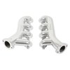 BHS594 Blackheart LS Swap Exhaust Manifolds for 1982-2004 Chevy S-10, GMC Sonoma [Silver Ceramic Finish] - image 2