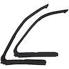 20-0105-55 Front Door Vent Window Weatherstrips, Ford Galaxie 500, Ford Galaxie 500 XL, Mercury Monterey - image 1