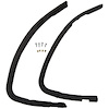 20-0560-55 Front Door Vent Window Weatherstrips, Ford F-100, Ford F-250, Ford F-350 - image 1